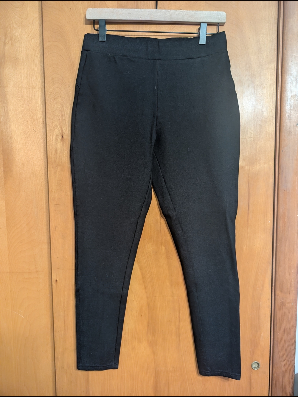 Kay Unger Black Ponte Skinny Pants